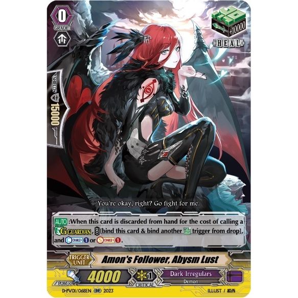 Image for Amon's Follower, Abysm Lust (D-PV01/068EN) (D-PV01) - Cardfight Vanguard