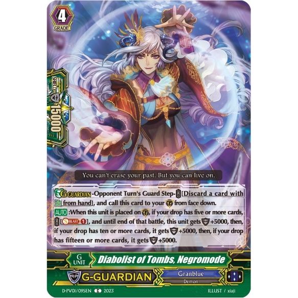 Image for Diabolist of Tombs, Negromode (D-PV01/095EN) (D-PV01) - Cardfight Vanguard