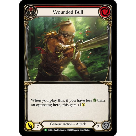 Image for Wounded Bull (Red) - JDG014 (JDG014) (PR) - Flesh and Blood TCG