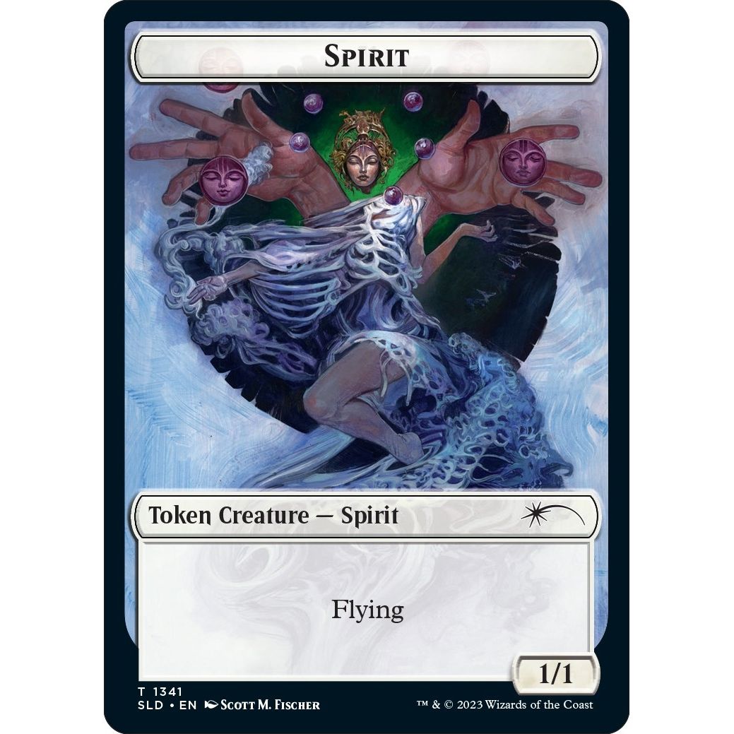 Image for Spirit (SLD) // Angel Double-sided Token (1341 // 001) (SLD) - Magic: The Gathering