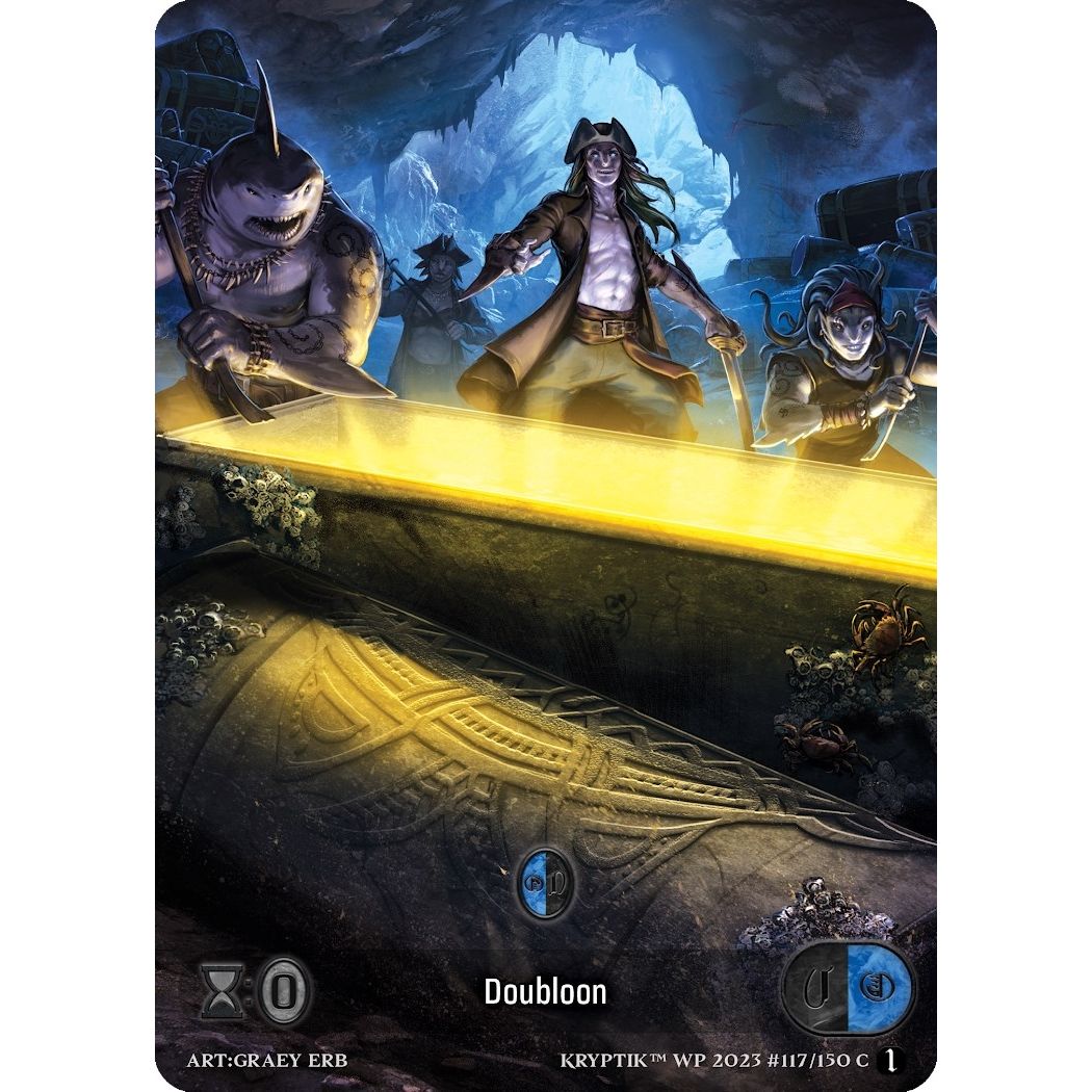 Image for Doubloon (Box Topper) (Glass Foil) (117) - Kryptik TCG