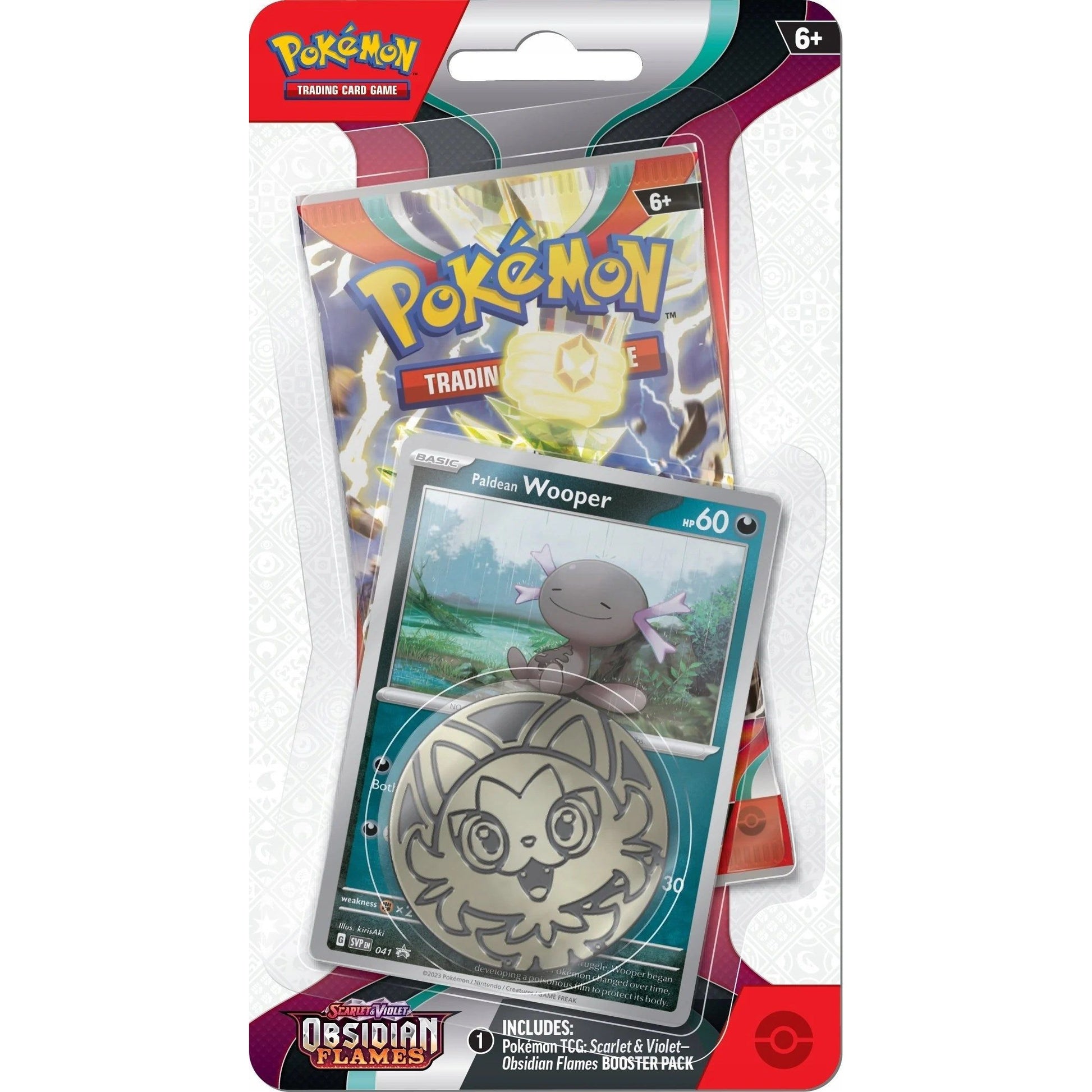 Image for Obsidian Flames Single Pack Blister [Paldean Wooper] - Pokemon