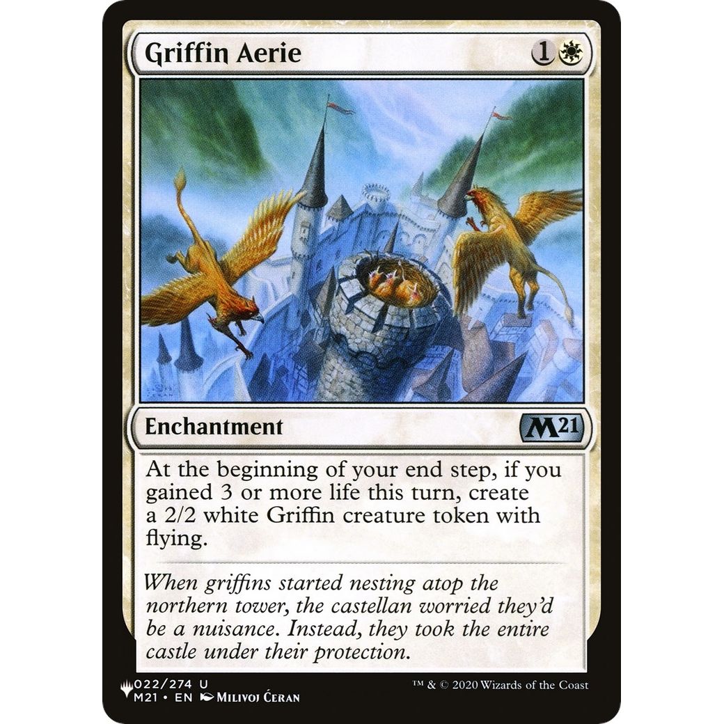 Image for Griffin Aerie (22) (LIST) - Magic: The Gathering