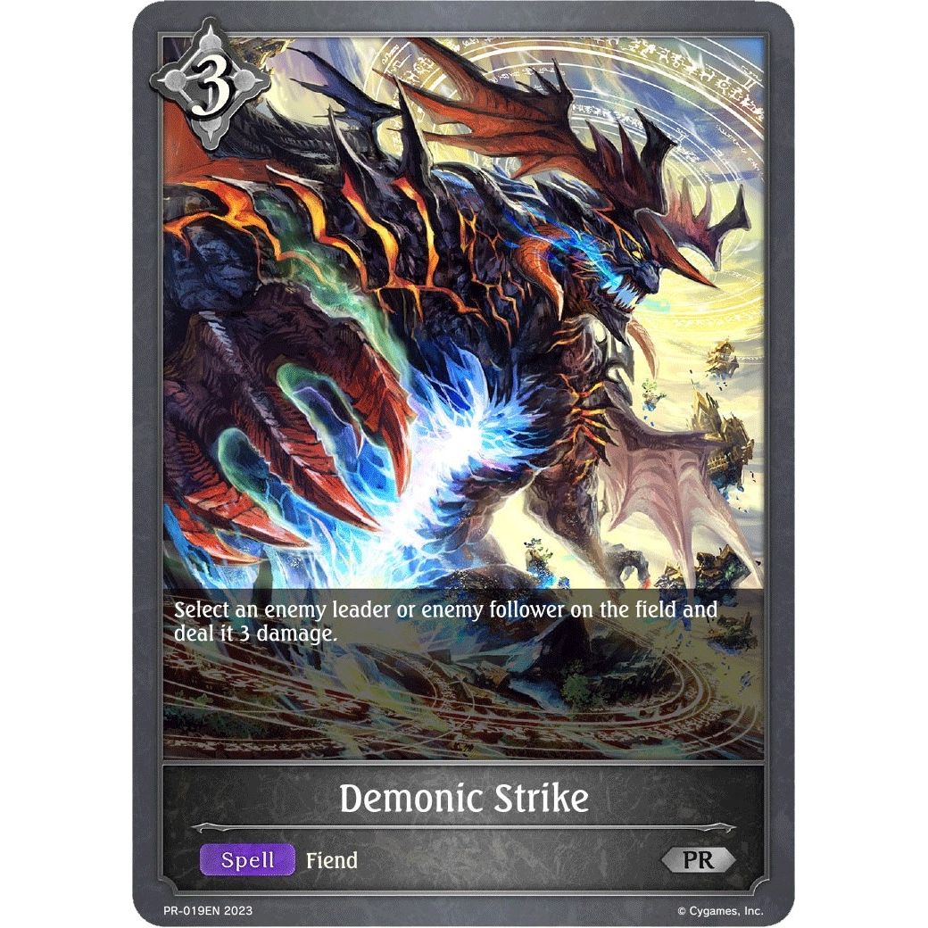 Image for Demonic Strike (PR-019EN) (SVPR) - Shadowverse: Evolve