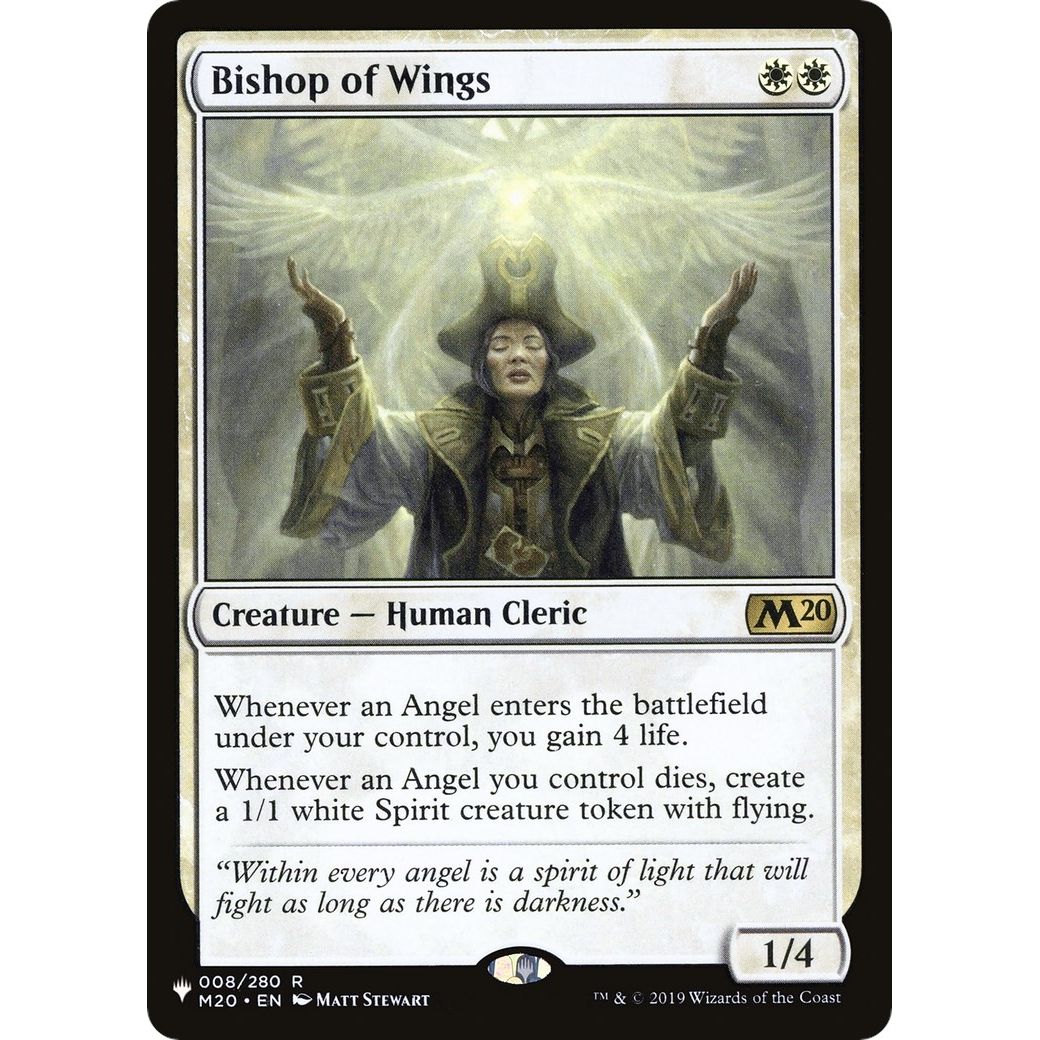 Image for Bishop of Wings (8) (LIST) - Magic: The Gathering