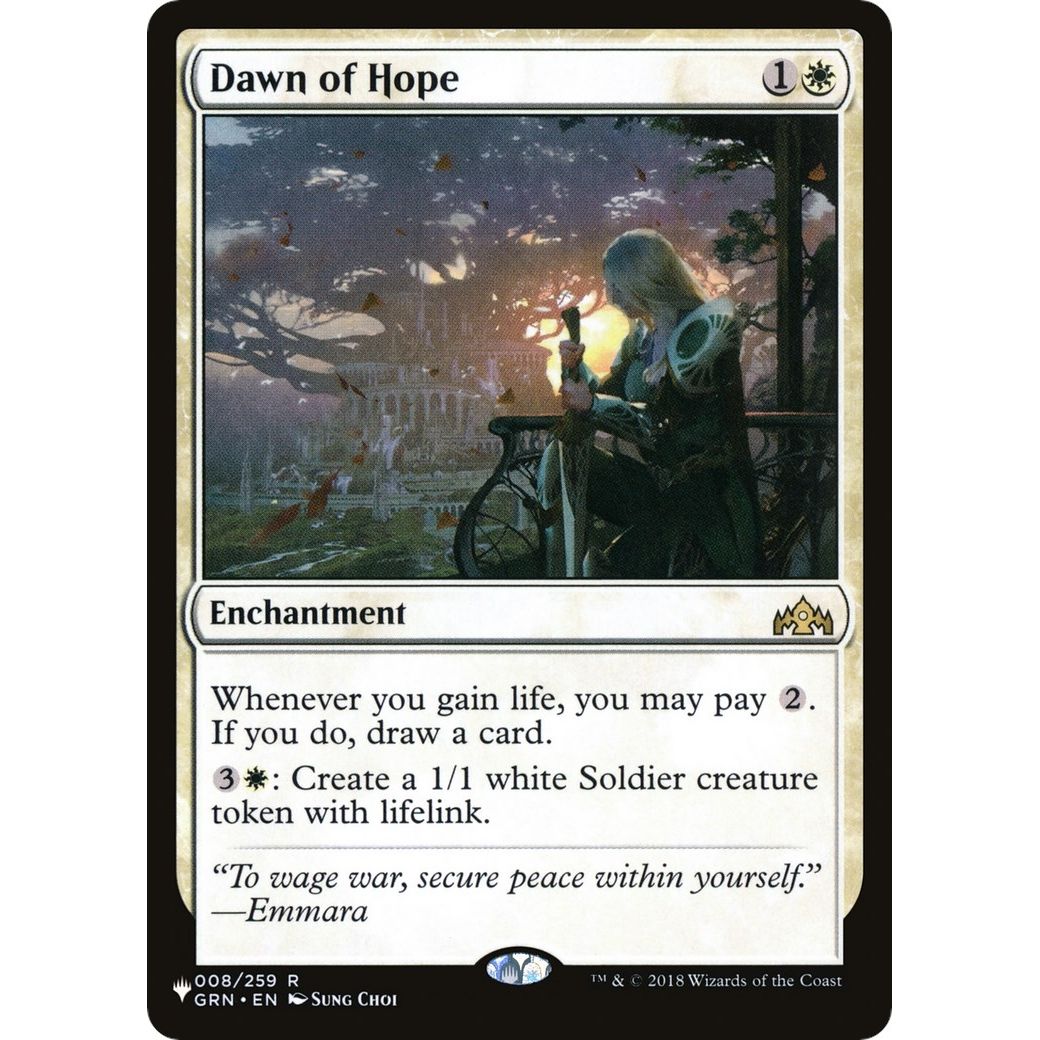 Image for Dawn of Hope (8) (LIST) - Magic: The Gathering