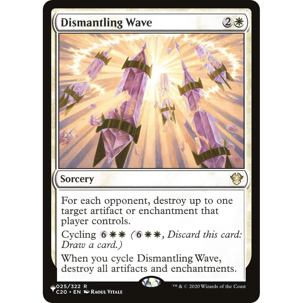 Image for Dismantling Wave (25) (LIST) - Magic: The Gathering