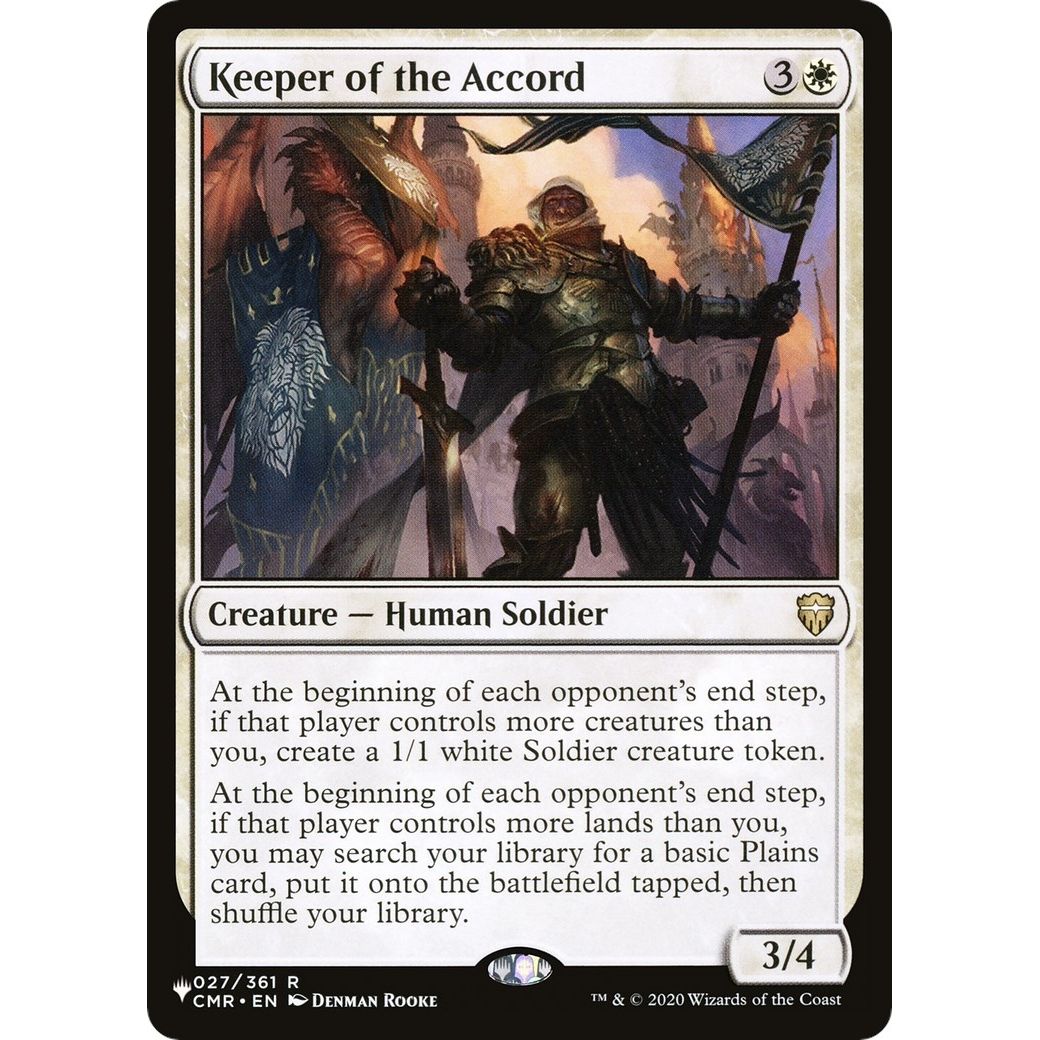 Image for Keeper of the Accord (27) (LIST) - Magic: The Gathering