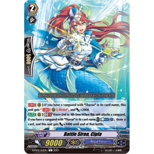 Image for Battle Siren, Cipla (D-PV01/212EN) (D-PV01) - Cardfight Vanguard