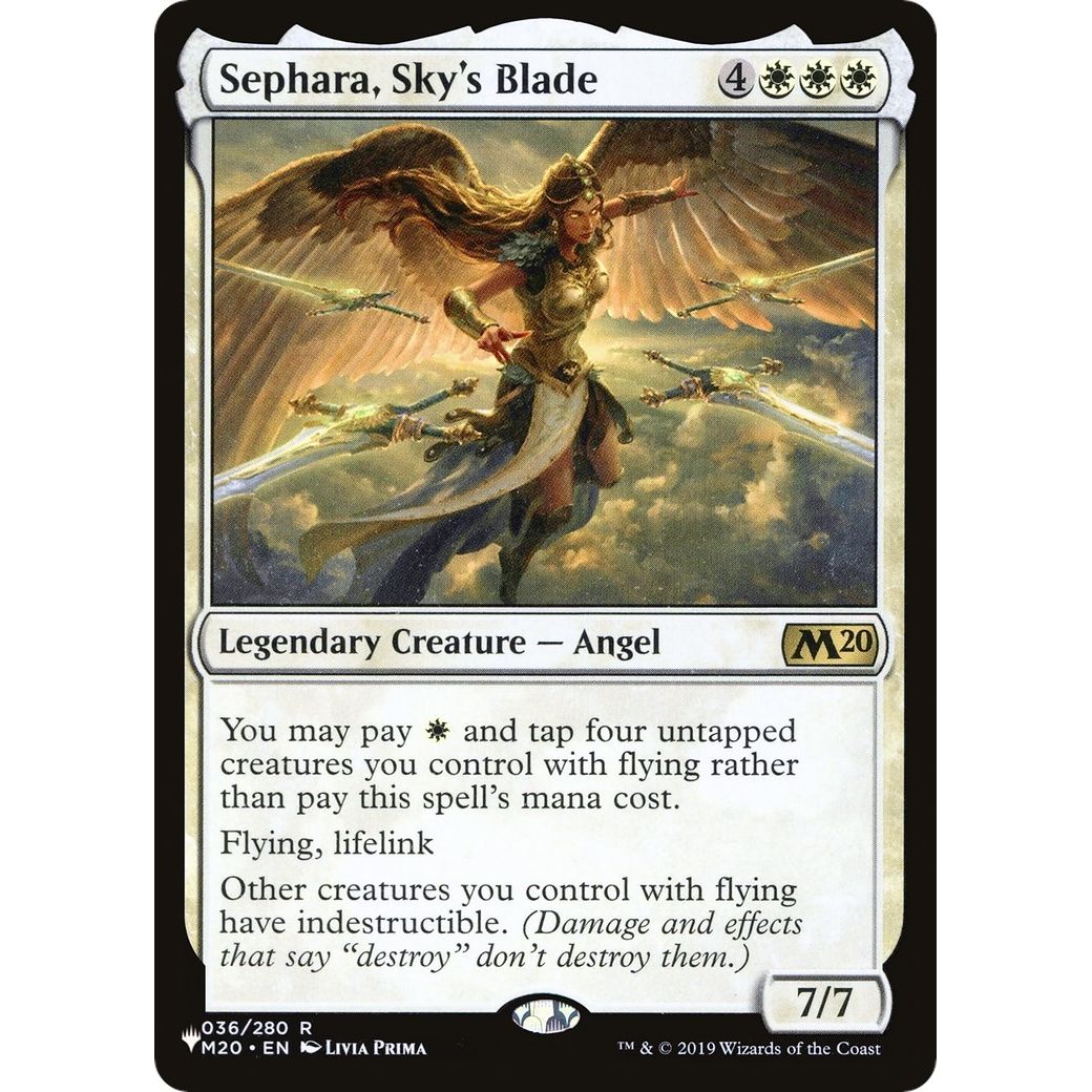 Image for Sephara, Sky's Blade (36) (LIST) - Magic: The Gathering