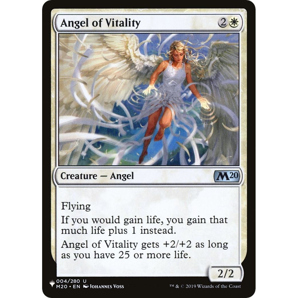 Image for Angel of Vitality (4) (LIST) - Magic: The Gathering