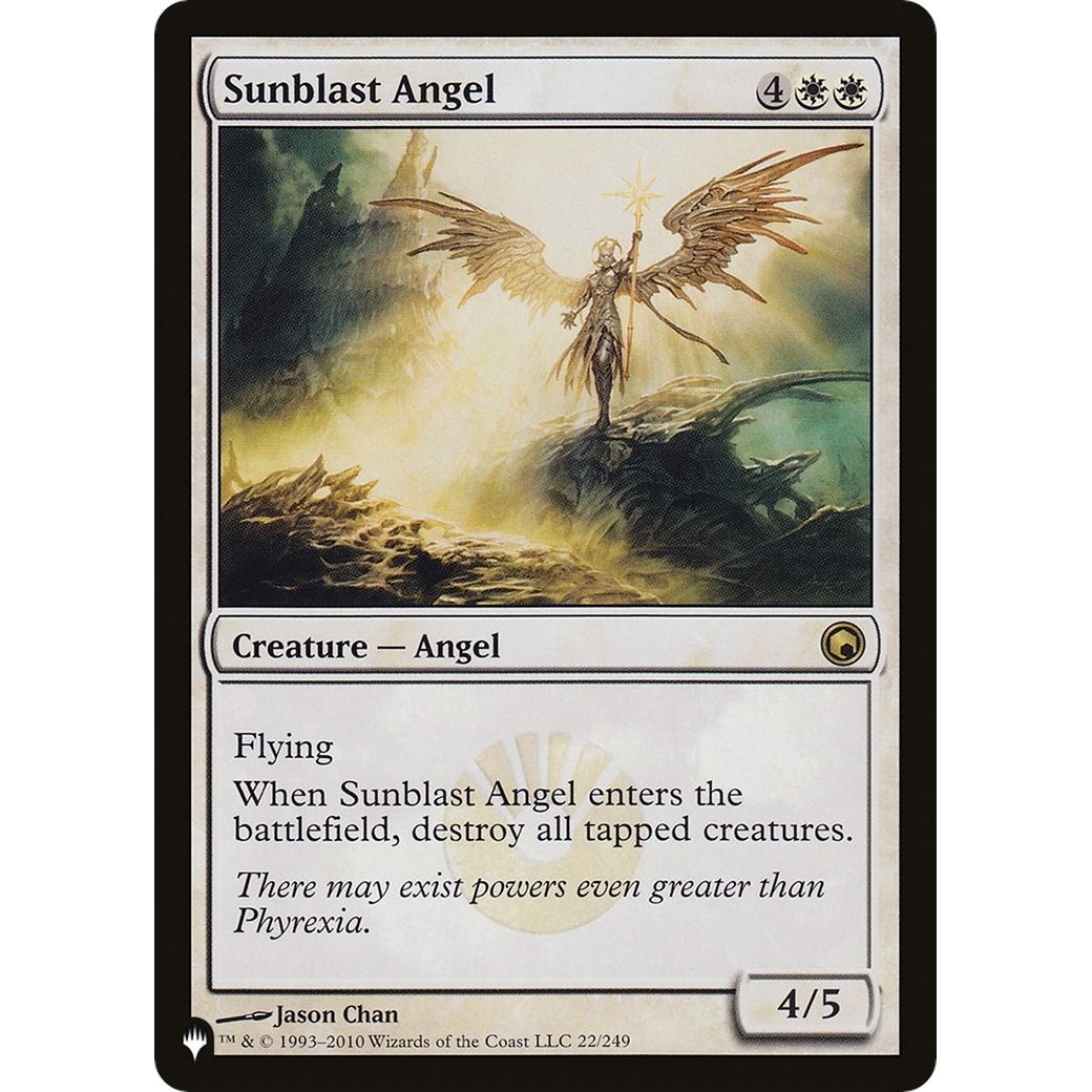 Image for Sunblast Angel (22) (LIST) - Magic: The Gathering