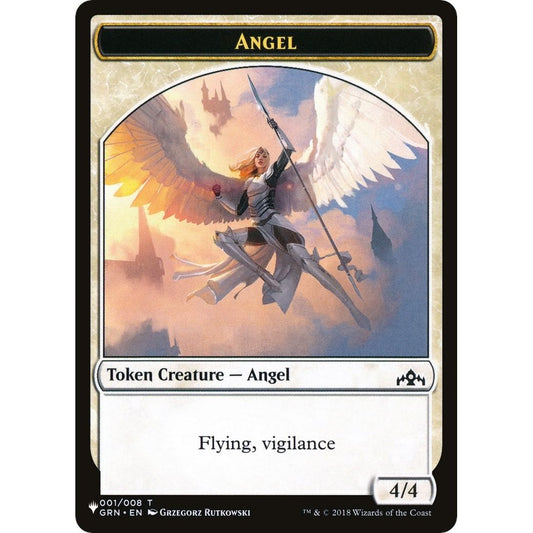 Image for Angel // Warrior Double-Sided Token (1 // 17) (LIST) - Magic: The Gathering