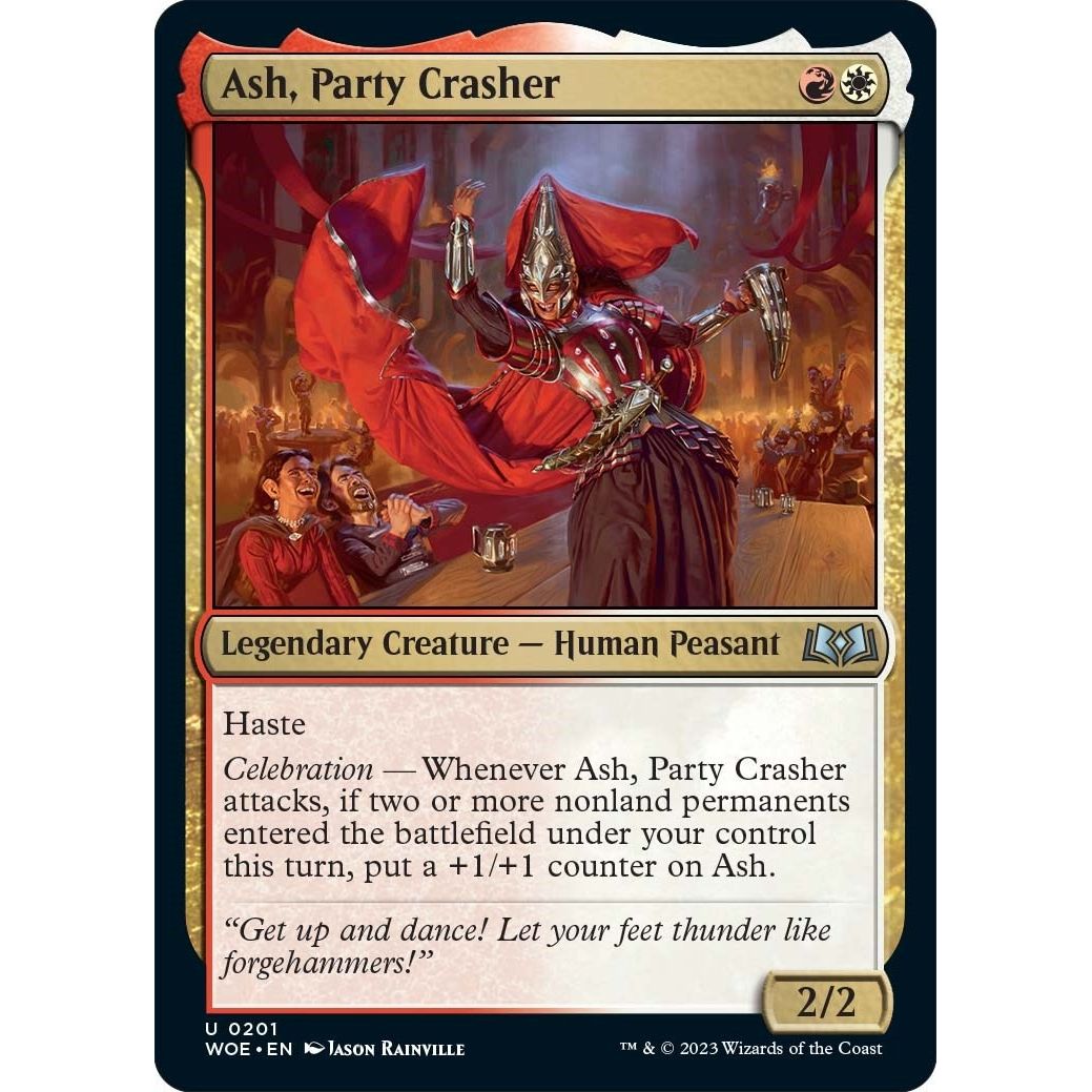 Image for Ash, Party Crasher (201) (WOE) - Magic: The Gathering