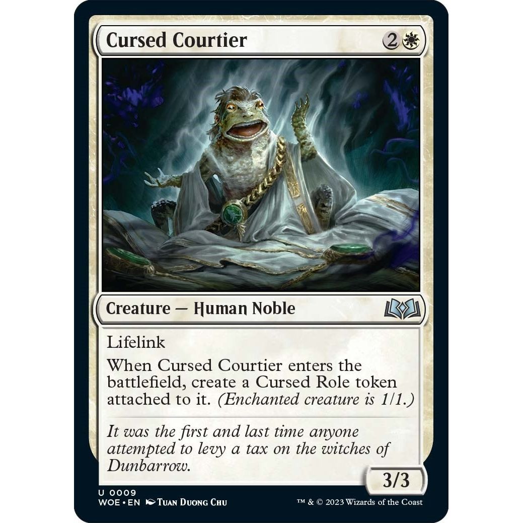 Image for Cursed Courtier (9) (WOE) - Magic: The Gathering