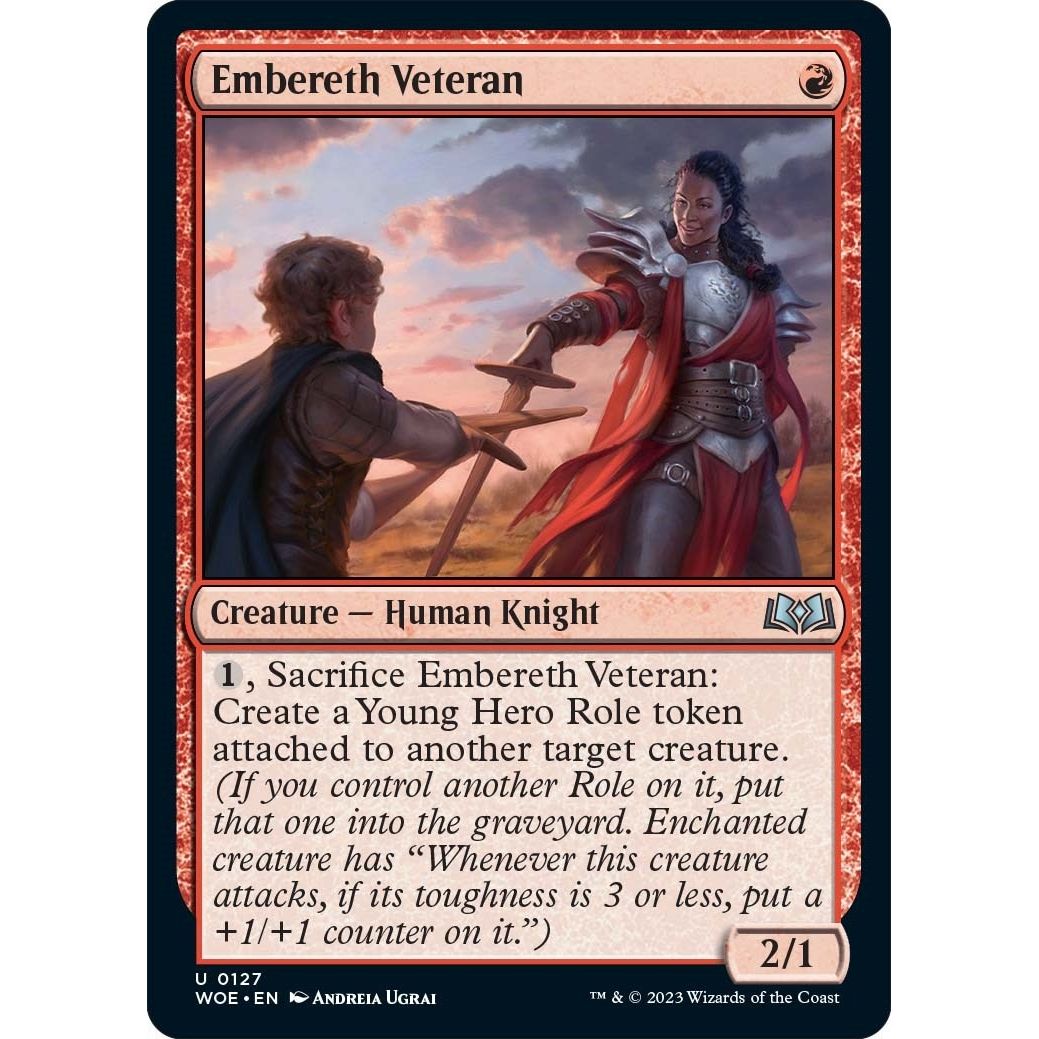 Image for Embereth Veteran (127) (WOE) - Magic: The Gathering