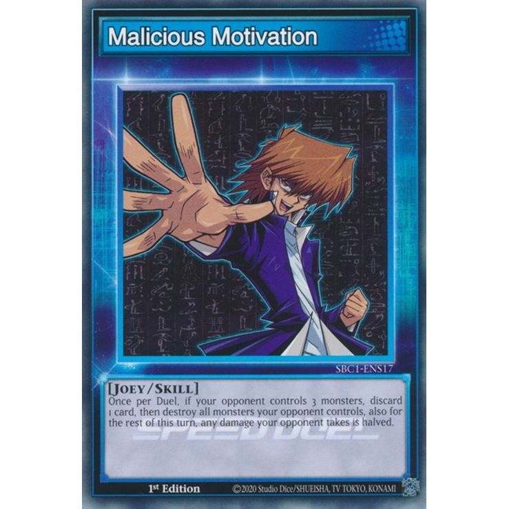 Image for Malicious Motivation (SBC1-ENS17) (SBC1) - YuGiOh