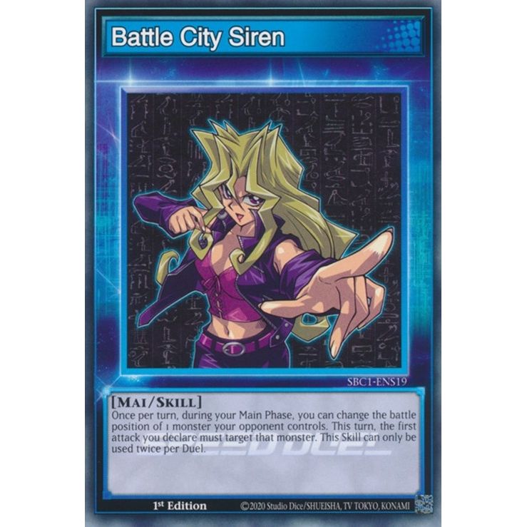 Image for Battle City Siren (SBC1-ENS19) (SBC1) - YuGiOh