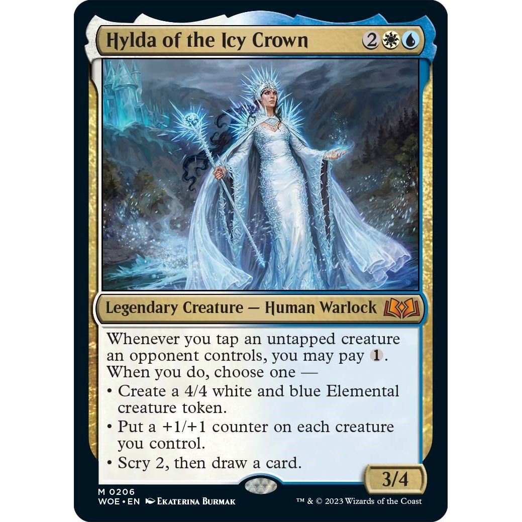 Image for Hylda of the Icy Crown (206) (WOE) - Magic: The Gathering
