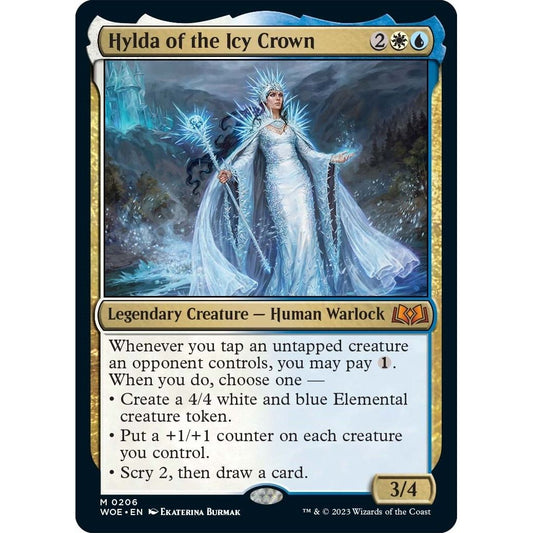 Image for Hylda of the Icy Crown (206) (WOE) - Magic: The Gathering