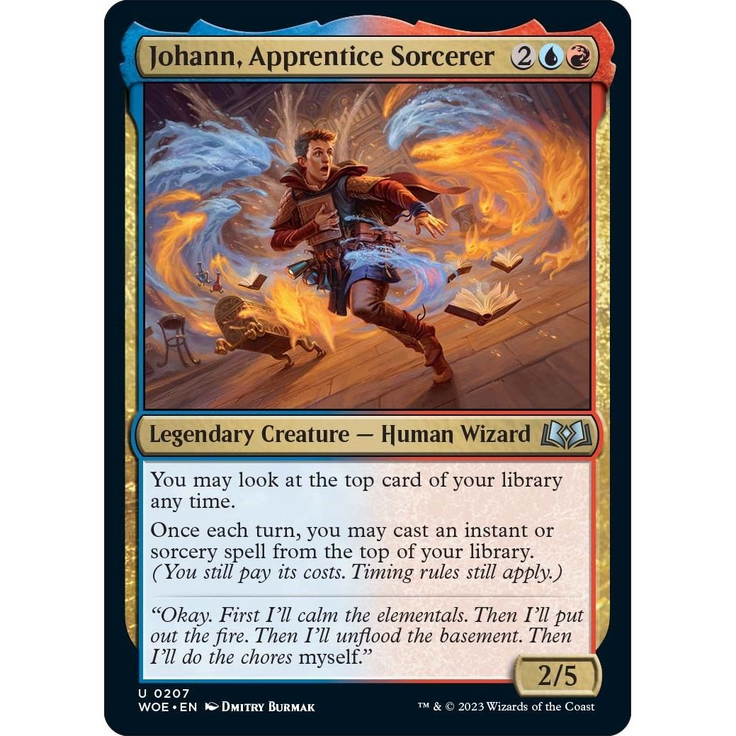 Image for Johann, Apprentice Sorcerer (207) (WOE) - Magic: The Gathering