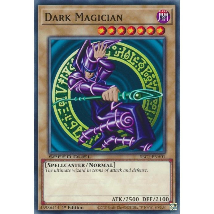Image for Dark Magician (A) (SBC1-ENA01) (SBC1) - YuGiOh
