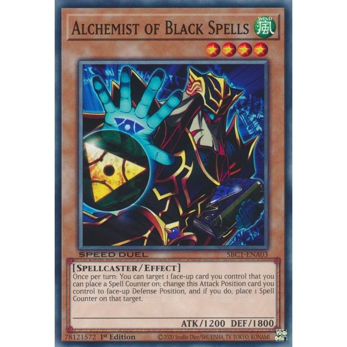 Image for Alchemist of Black Spells (SBC1-ENA03) (SBC1) - YuGiOh