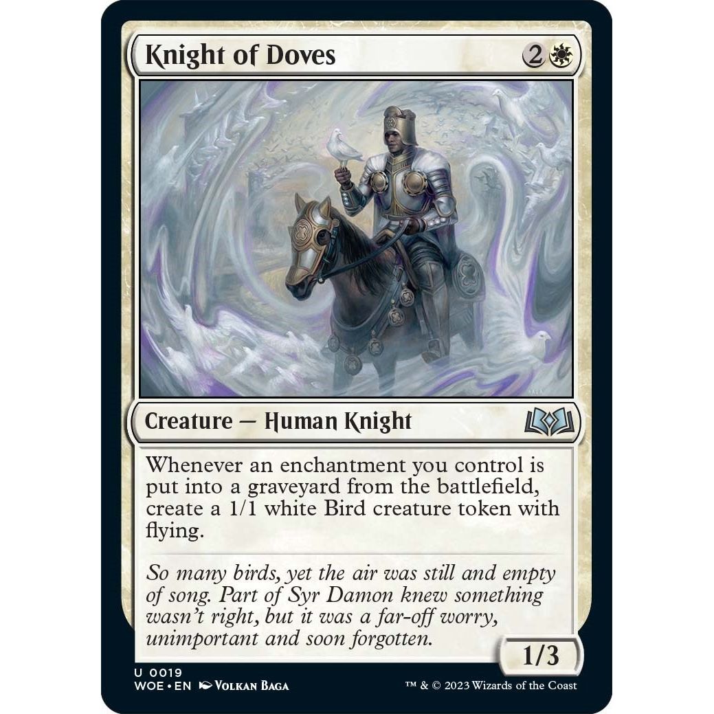 Image for Knight of Doves (19) (WOE) - Magic: The Gathering