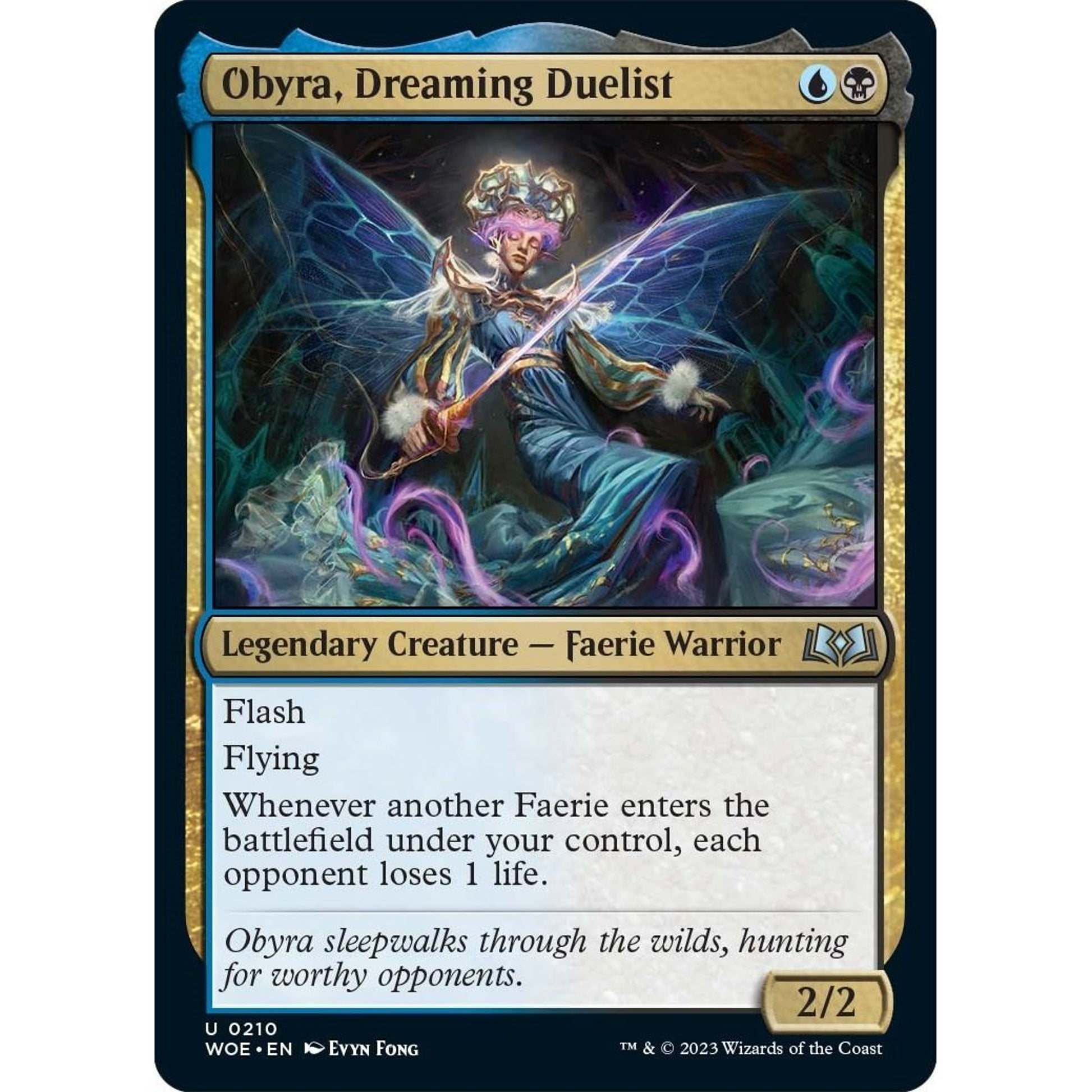 Image for Obyra, Dreaming Duelist (210) (WOE) - Magic: The Gathering