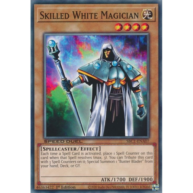 Image for Skilled White Magician (SBC1-ENA07) (SBC1) - YuGiOh