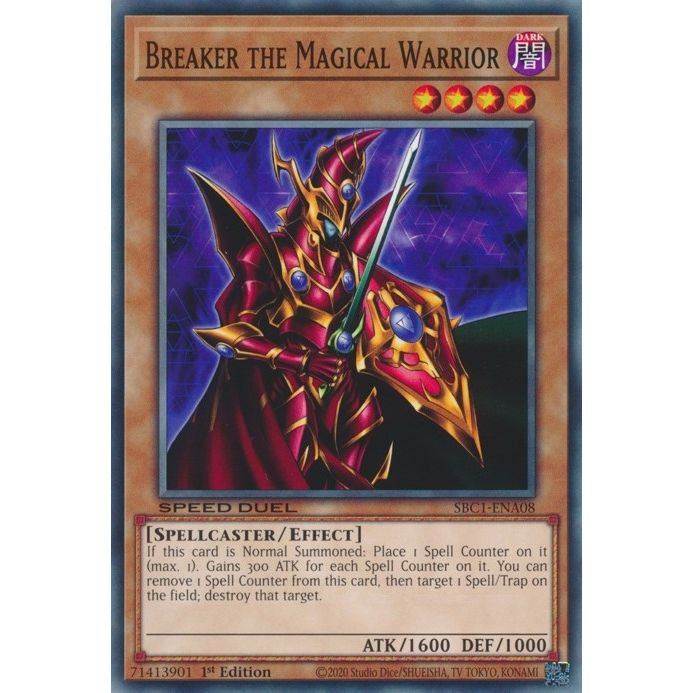 Image for Breaker the Magical Warrior (SBC1-ENA08) (SBC1) - YuGiOh