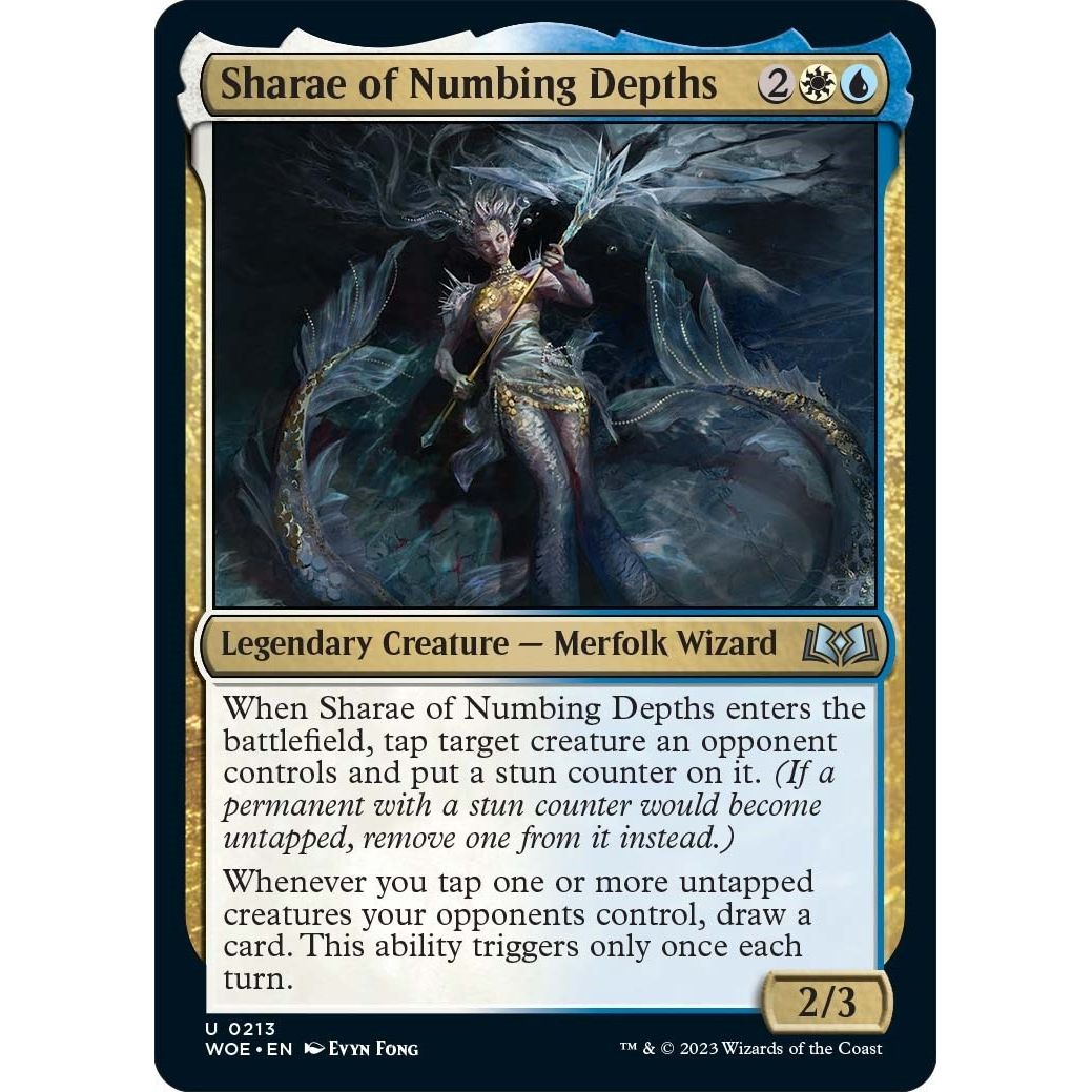 Image for Sharae of Numbing Depths (213) (WOE) - Magic: The Gathering