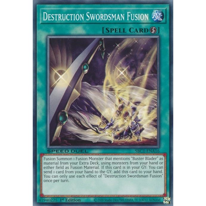 Image for Destruction Swordsman Fusion (SBC1-ENA16) (SBC1) - YuGiOh