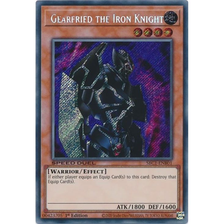 Image for Gearfried the Iron Knight (Secret Rare) (SBC1-ENB01) (SBC1) - YuGiOh