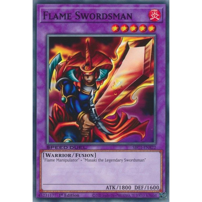 Image for Flame Swordsman (SBC1-ENB22) (SBC1) - YuGiOh