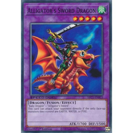 Image for Alligator's Sword Dragon (SBC1-ENB23) (SBC1) - YuGiOh