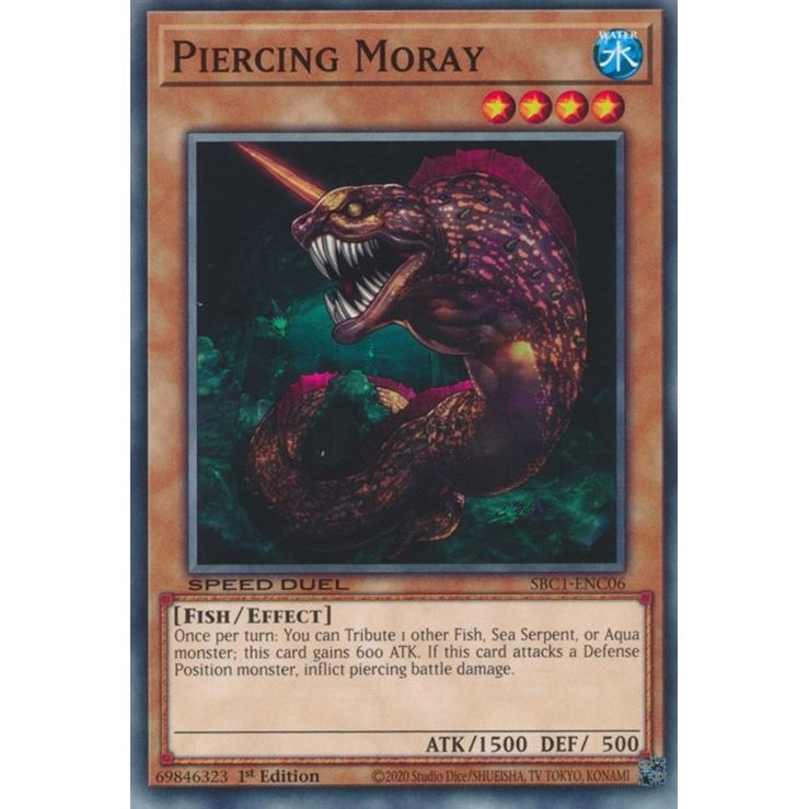Image for Piercing Moray (SBC1-ENC06) (SBC1) - YuGiOh