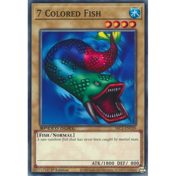 Image for 7 Colored Fish (SBC1-ENC09) (SBC1) - YuGiOh