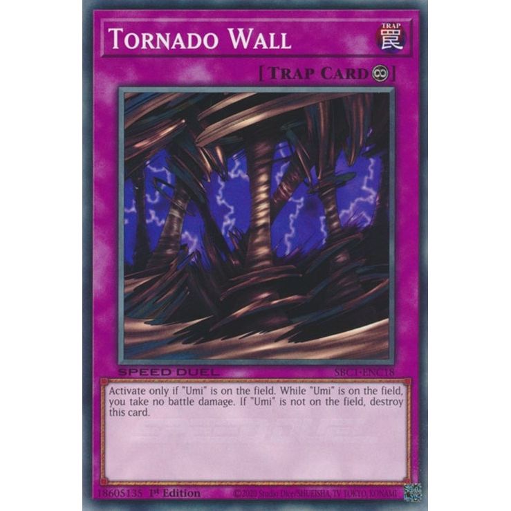 Image for Tornado Wall (SBC1-ENC18) (SBC1) - YuGiOh