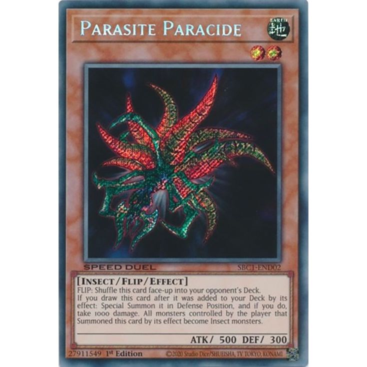 Image for Parasite Paracide (Secret Rare) (SBC1-END02) (SBC1) - YuGiOh