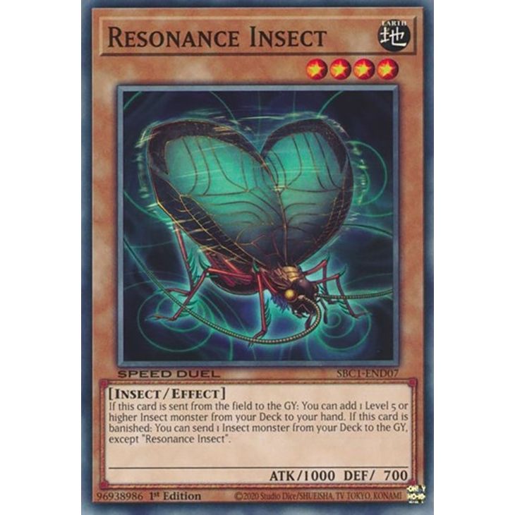 Image for Resonance Insect (SBC1-END07) (SBC1) - YuGiOh