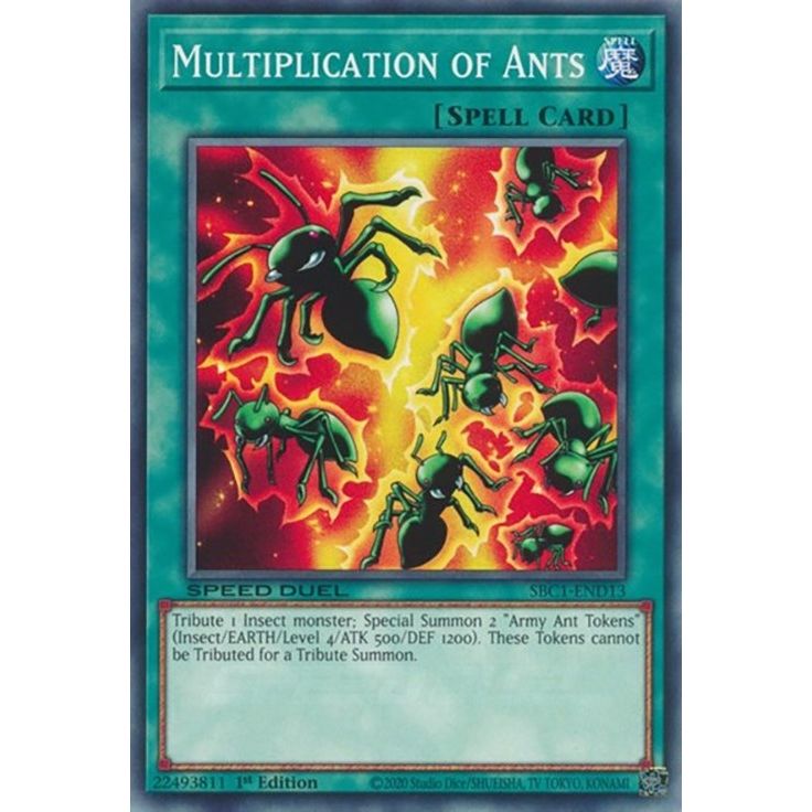 Image for Multiplication of Ants (SBC1-END13) (SBC1) - YuGiOh