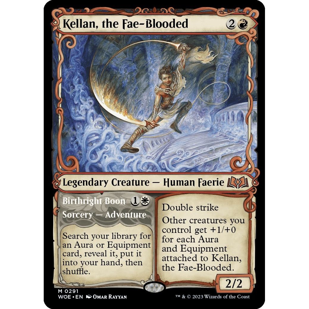 Image for Kellan, the Fae-Blooded (Showcase) (291) (WOE) - Magic: The Gathering