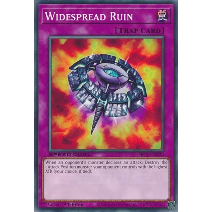 Image for Widespread Ruin (SBC1-END20) (SBC1) - YuGiOh