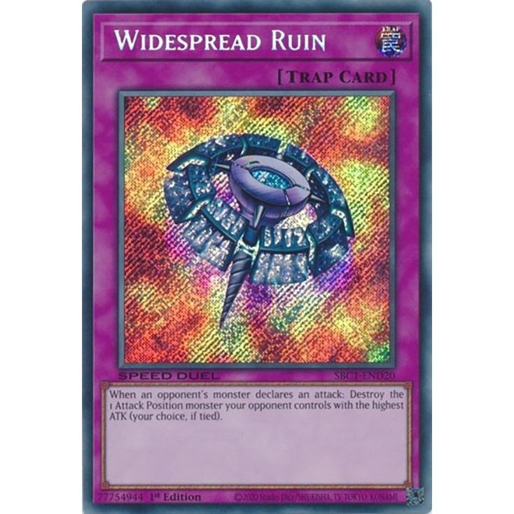 Image for Widespread Ruin (Secret Rare) (SBC1-END20) (SBC1) - YuGiOh