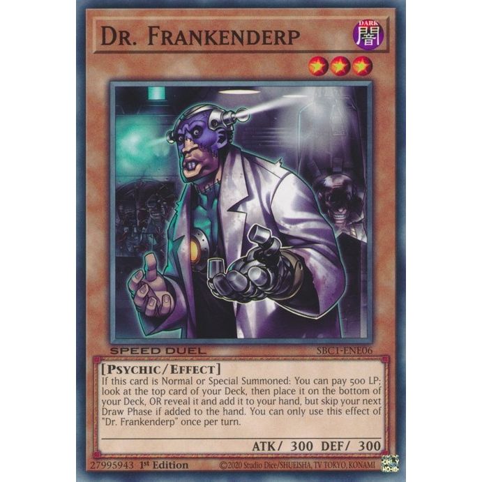 Image for Dr. Frankenderp (SBC1-ENE06) (SBC1) - YuGiOh