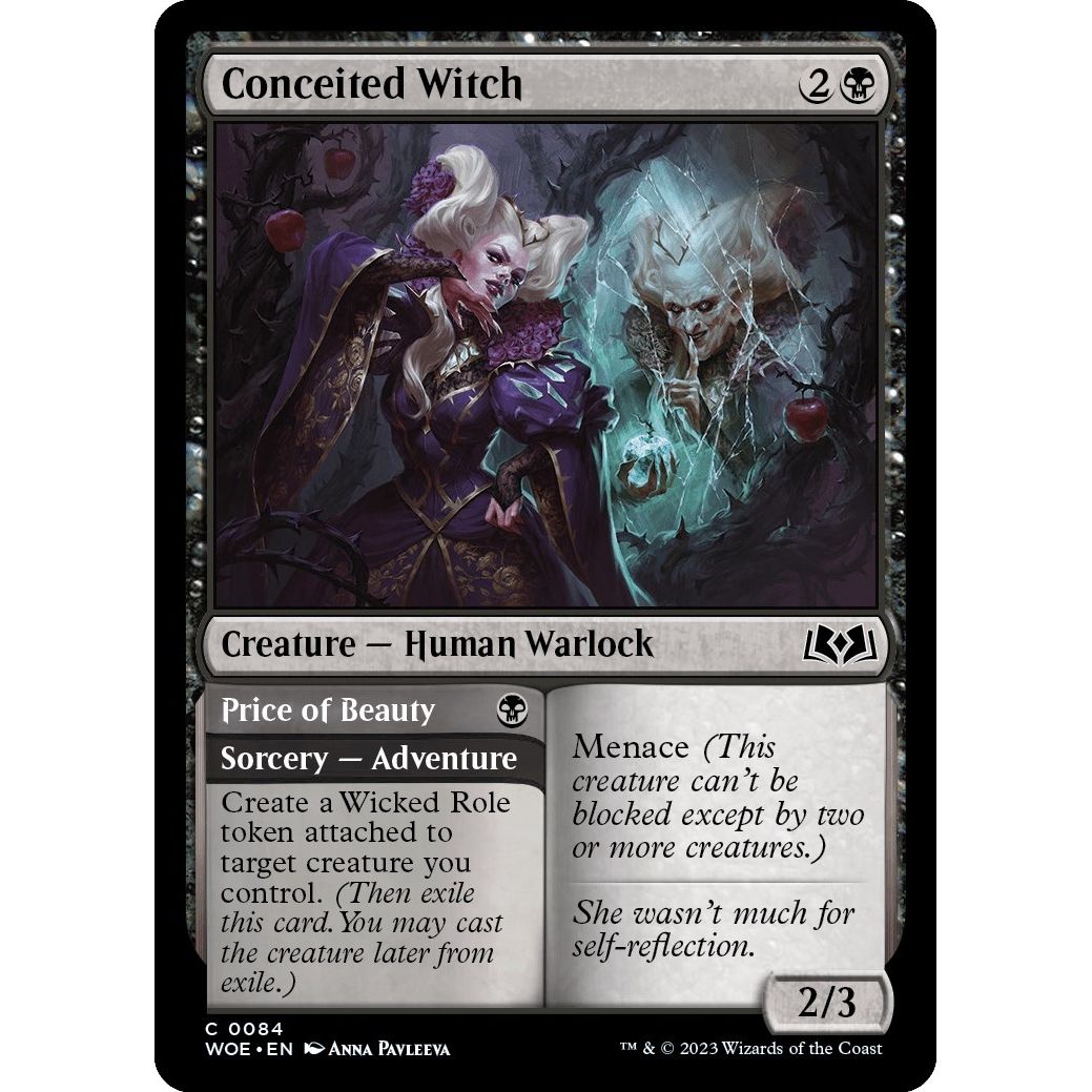Image for Conceited Witch (84) (WOE) - Magic: The Gathering