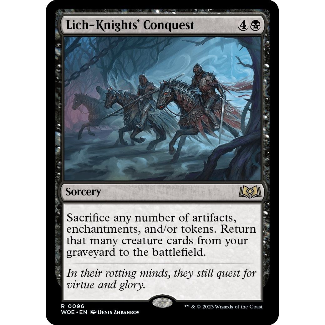 Image for Lich-Knights' Conquest (96) (WOE) - Magic: The Gathering