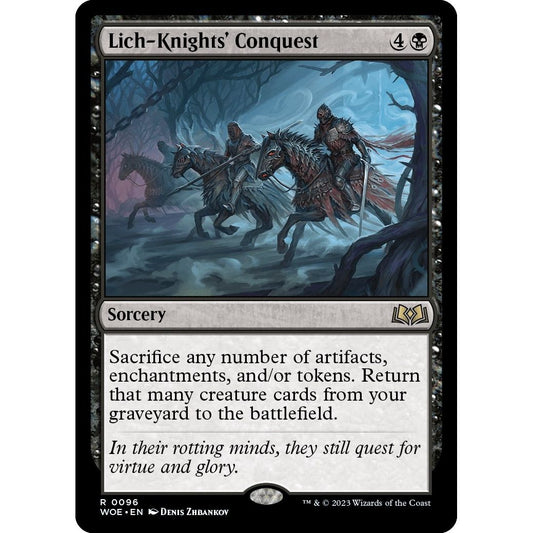 Image for Lich-Knights' Conquest (96) (WOE) - Magic: The Gathering