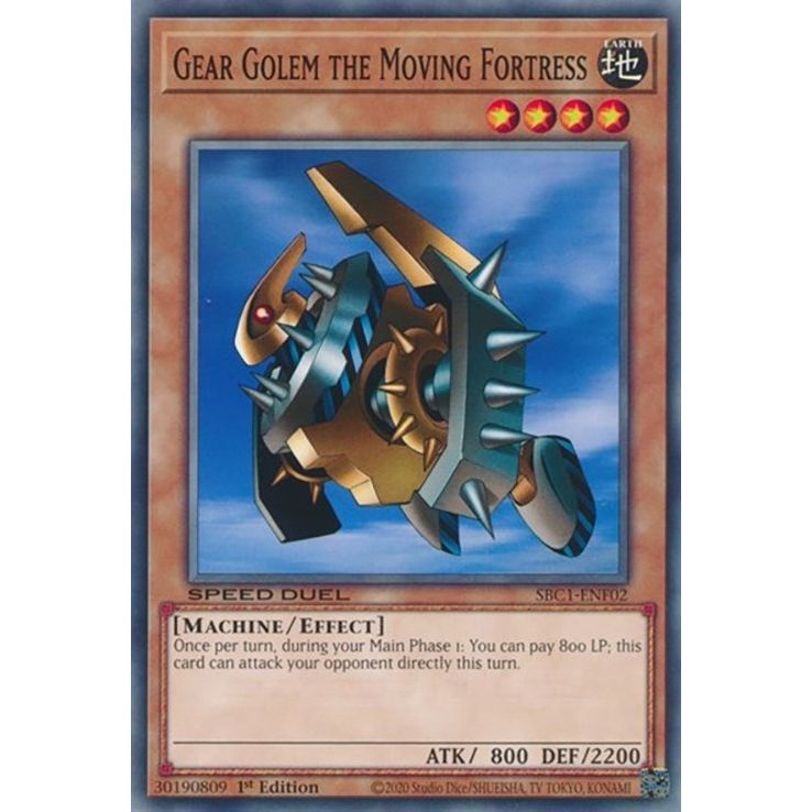 Image for Gear Golem the Moving Fortress (SBC1-ENF02) (SBC1) - YuGiOh